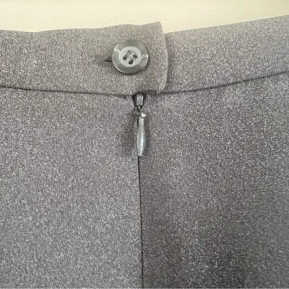VTG Casual Corners Annex Gray Lined Pencil Coprcore Business Career Skirt SZ 10 - Picture 4 of 13